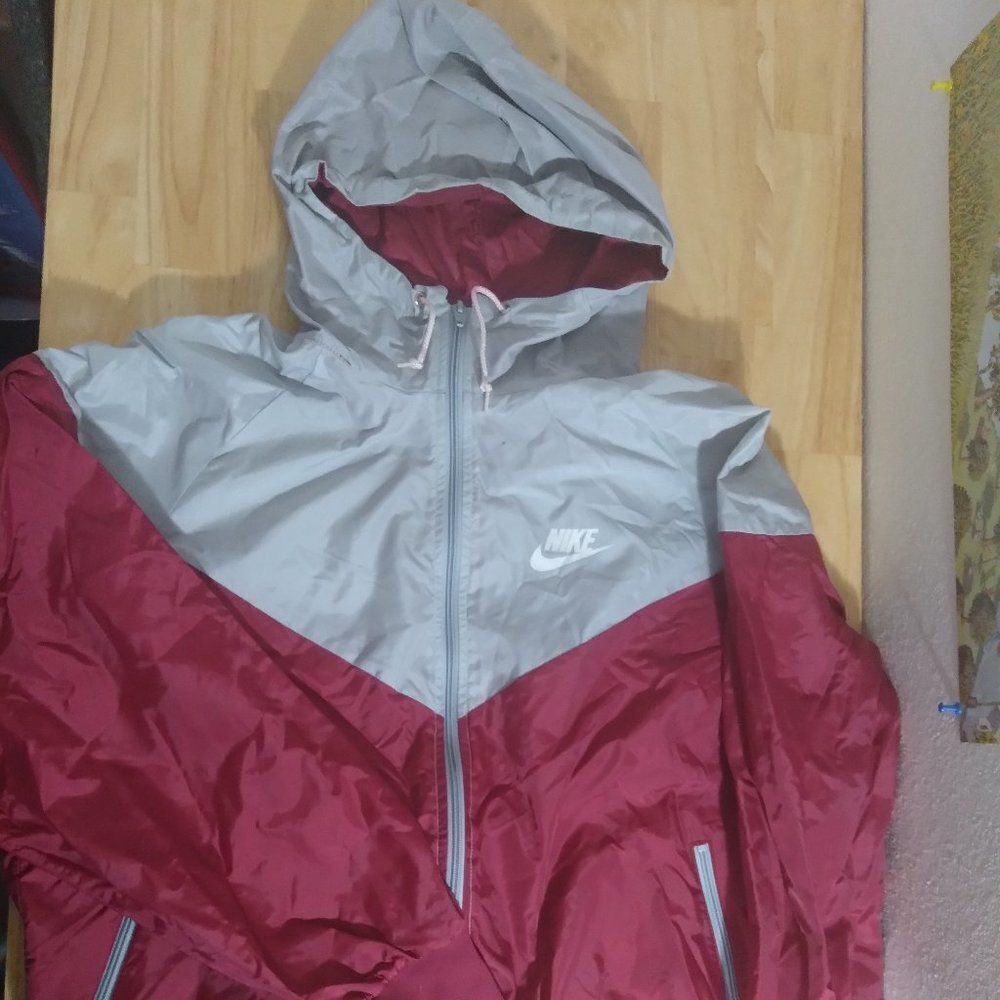 Vintage 80s Nike Color Block Hooded Anorak Windbreaker Jacket